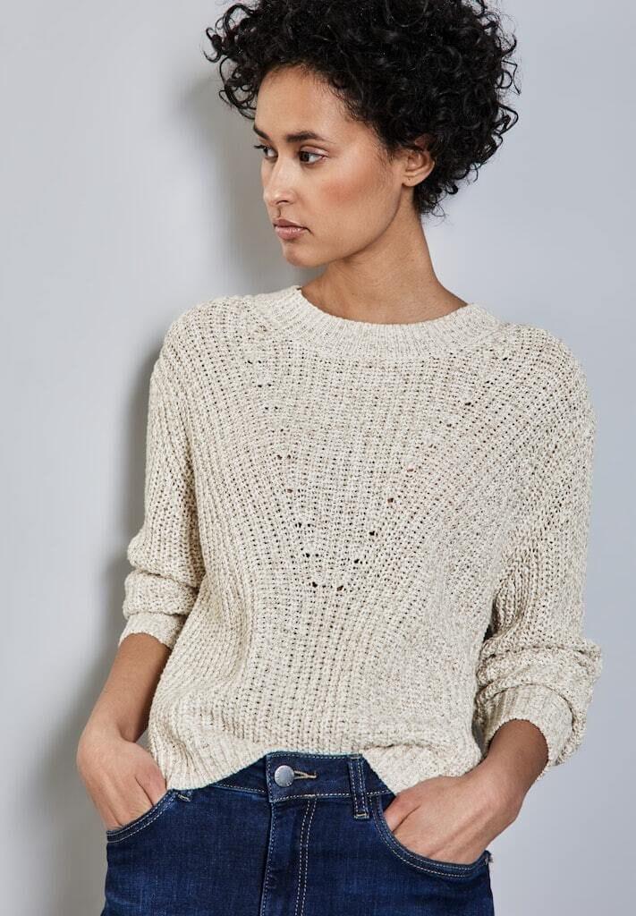 Street One Pullover Rippblende für Damen Clearance-Verkauf