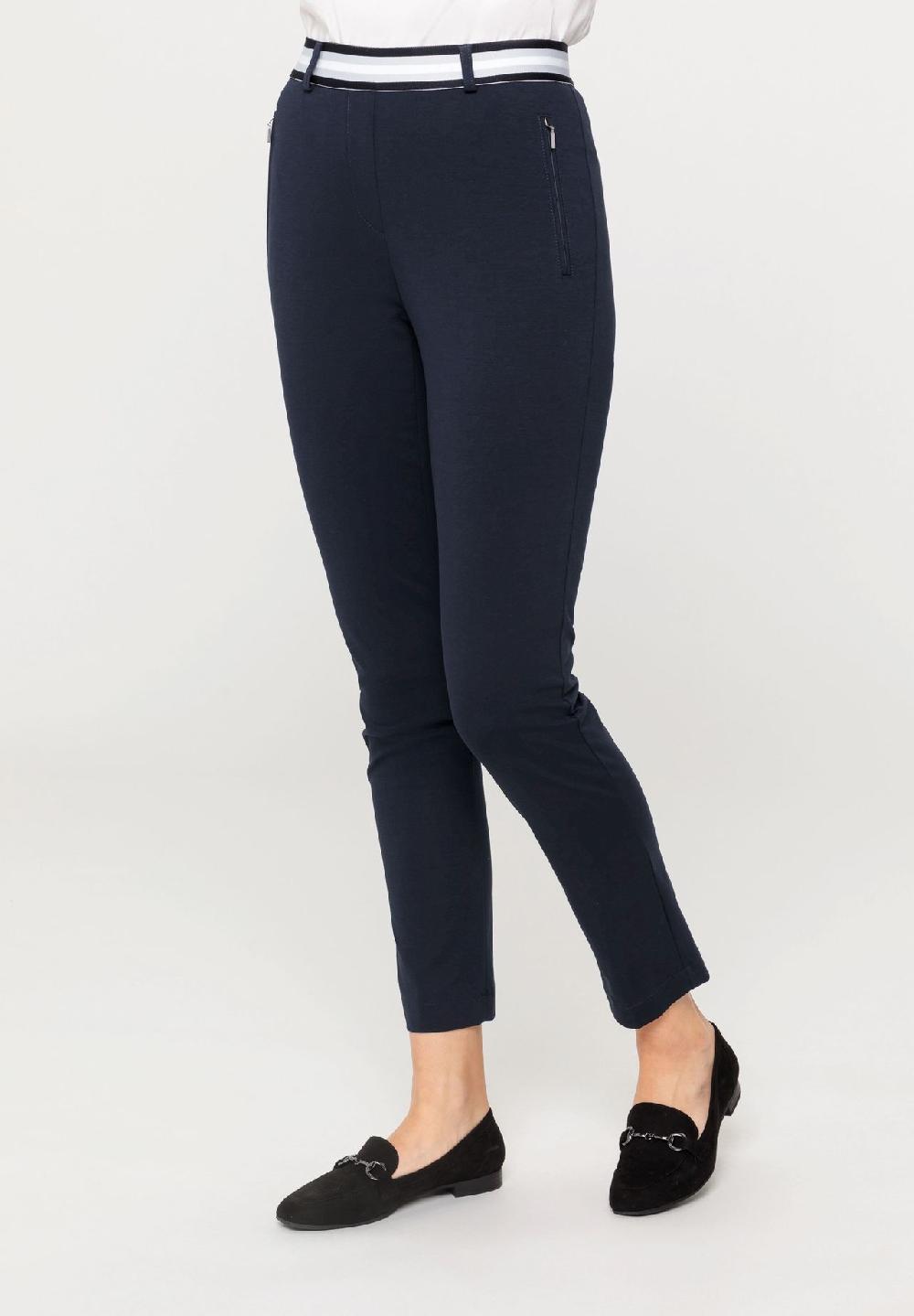 RAPHAELA BY BRAX Lillyth Stoffhose Reißverschlusstaschen Gummibund für Damen Meist gekauft