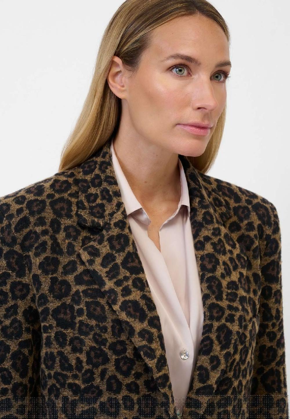 RICANO Damen Mantel Fabiana mit Leopardenmuster Flash Sale