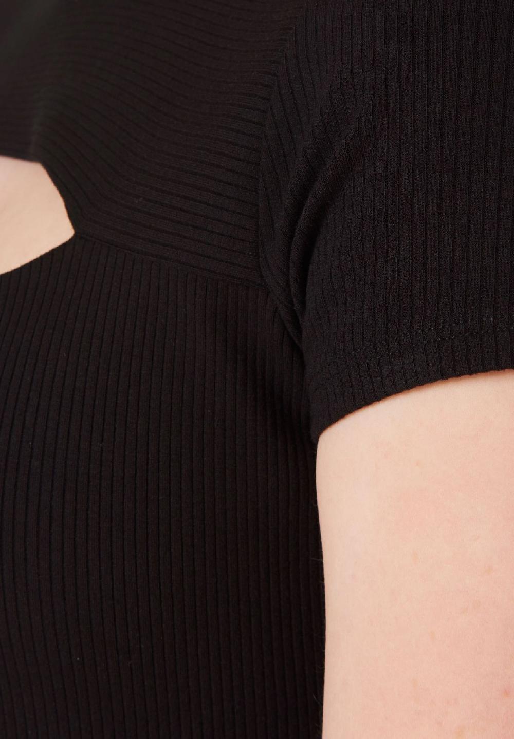 GUESS Kleid "Lana" Rundhals oberschenkellang Cutout für Damen Osterangebot