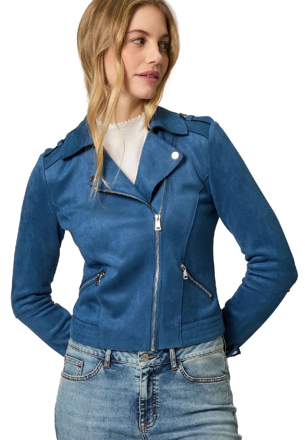 zero Bikerjacke Reißverschlusstaschen für Damen Nur noch ein Tag übrig