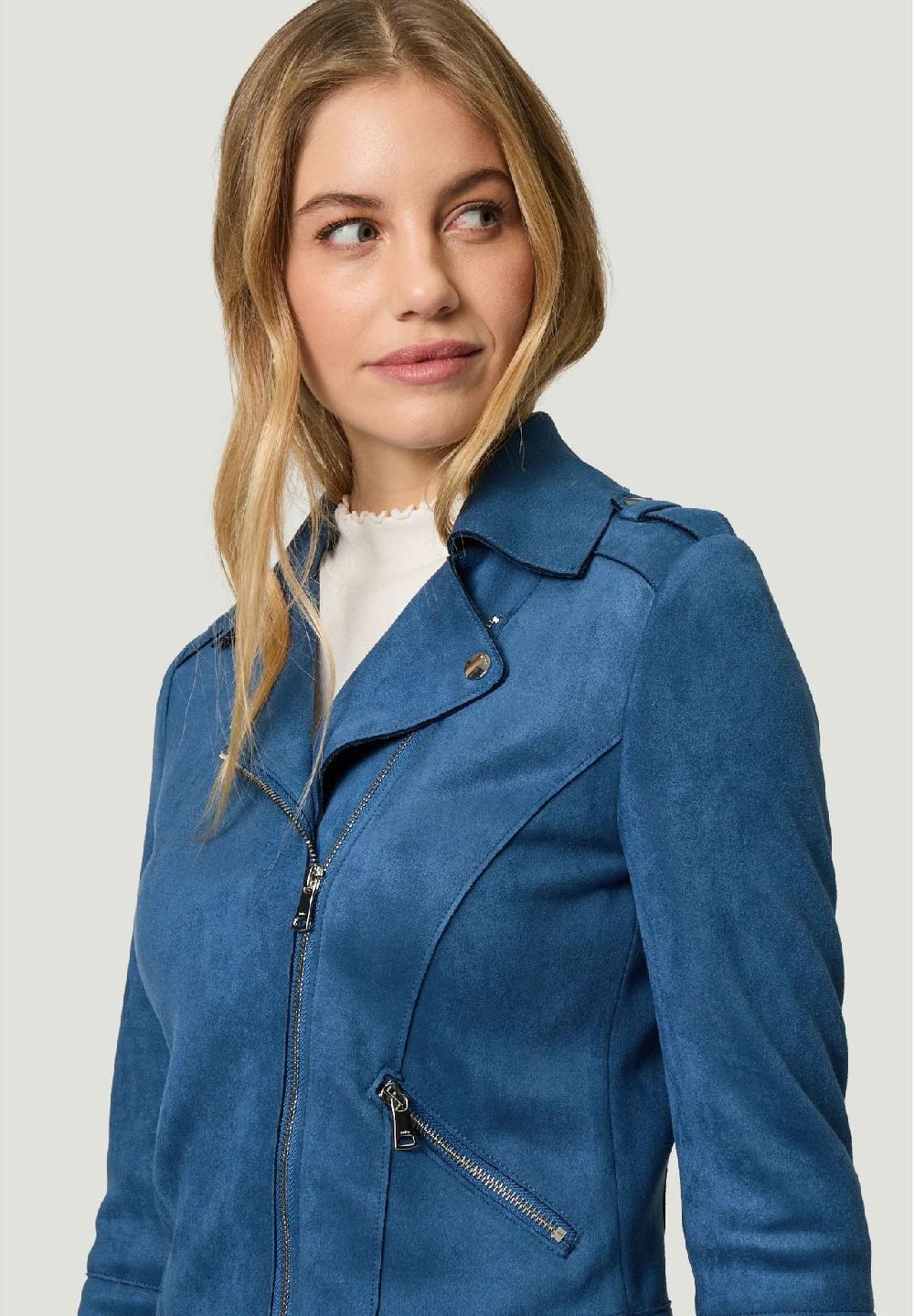 zero Bikerjacke Reißverschlusstaschen für Damen Nur noch ein Tag übrig