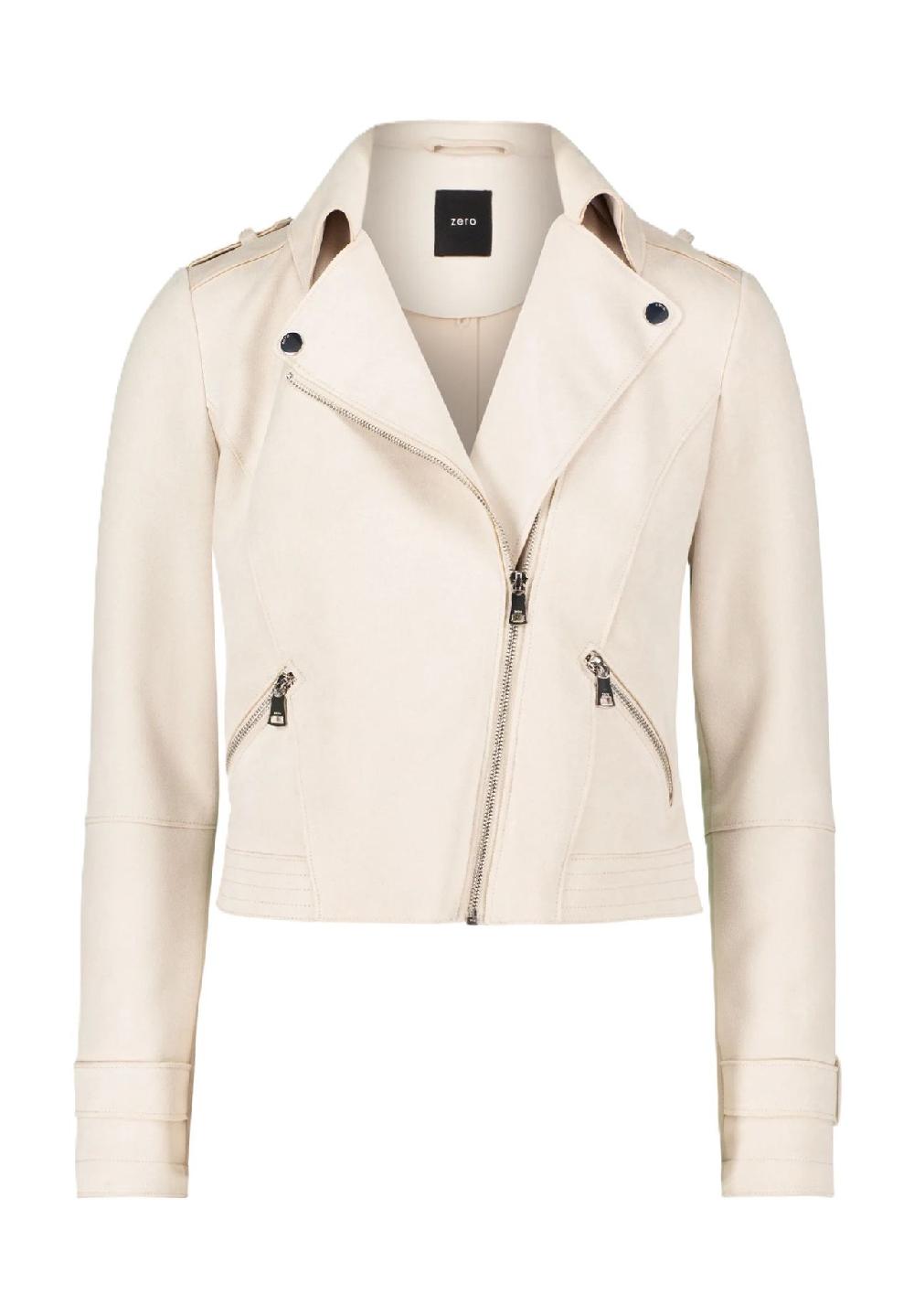 zero Bikerjacke Reißverschlusstaschen für Damen Super Rabatt