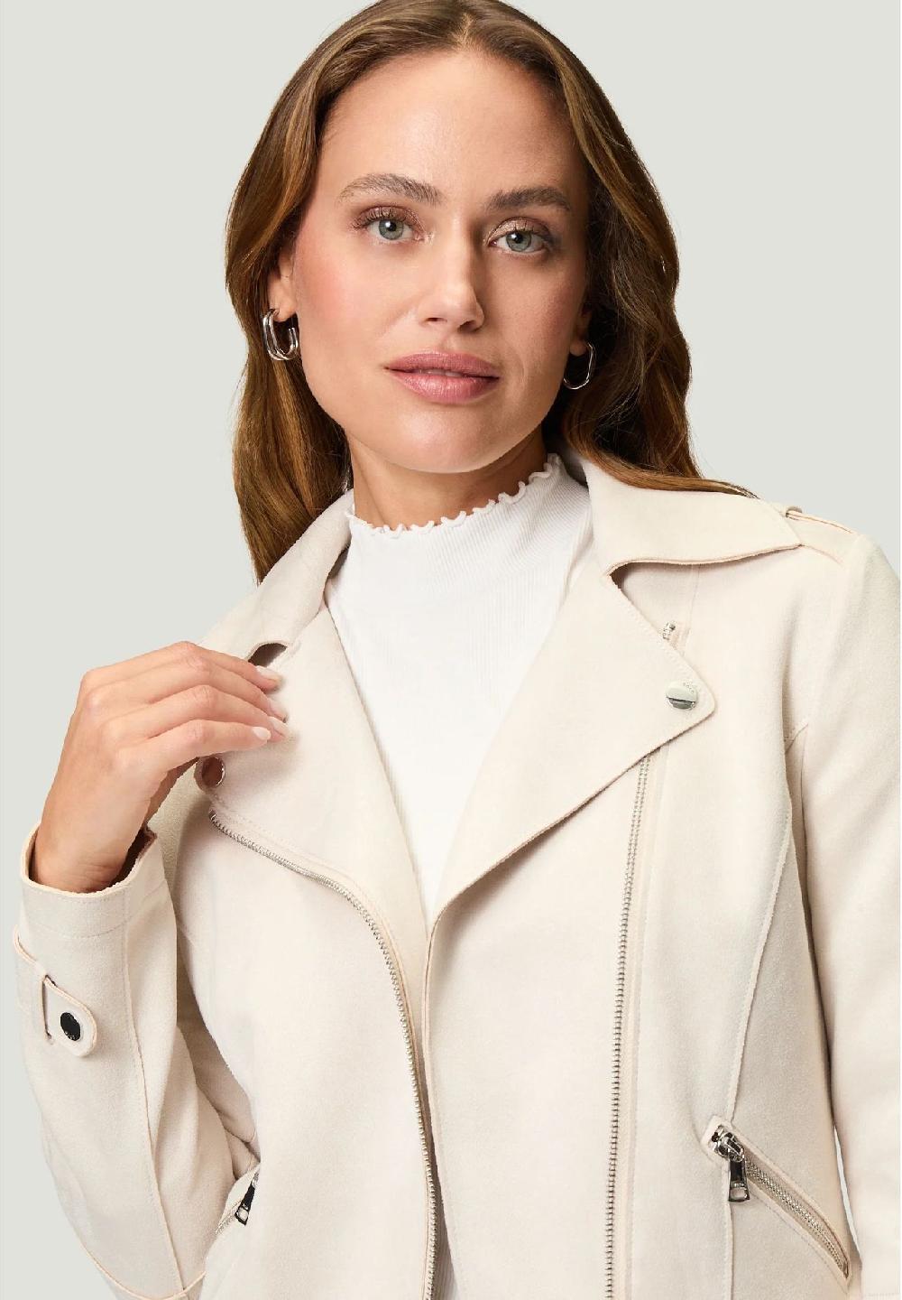 zero Bikerjacke Reißverschlusstaschen für Damen Super Rabatt
