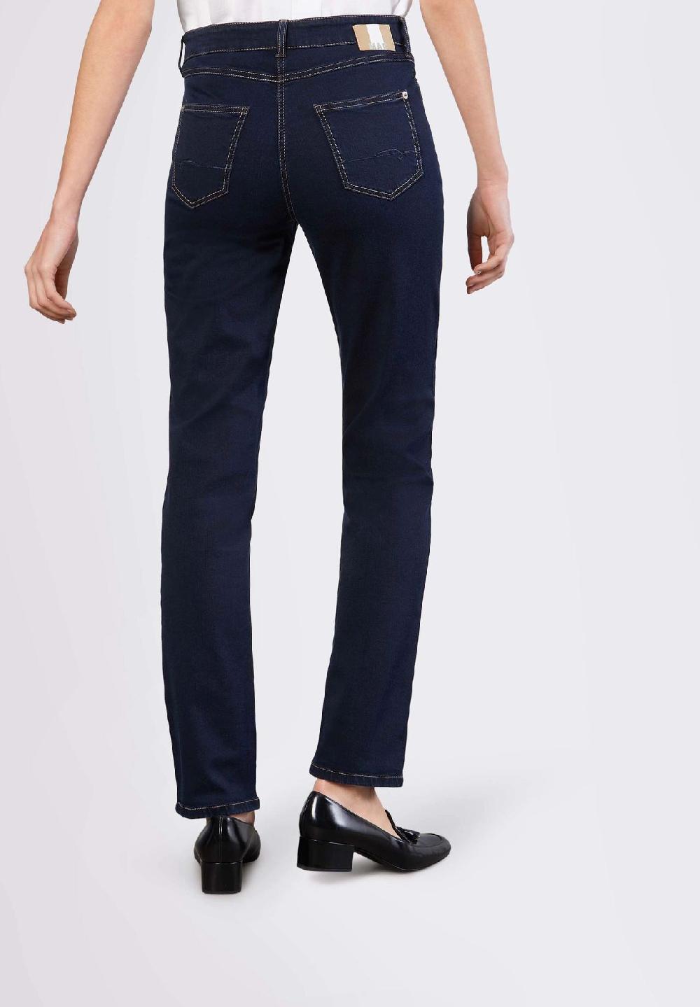 MAC Melanie Jeans Straight Fit Gürtelschlaufe für Damen Verkauf