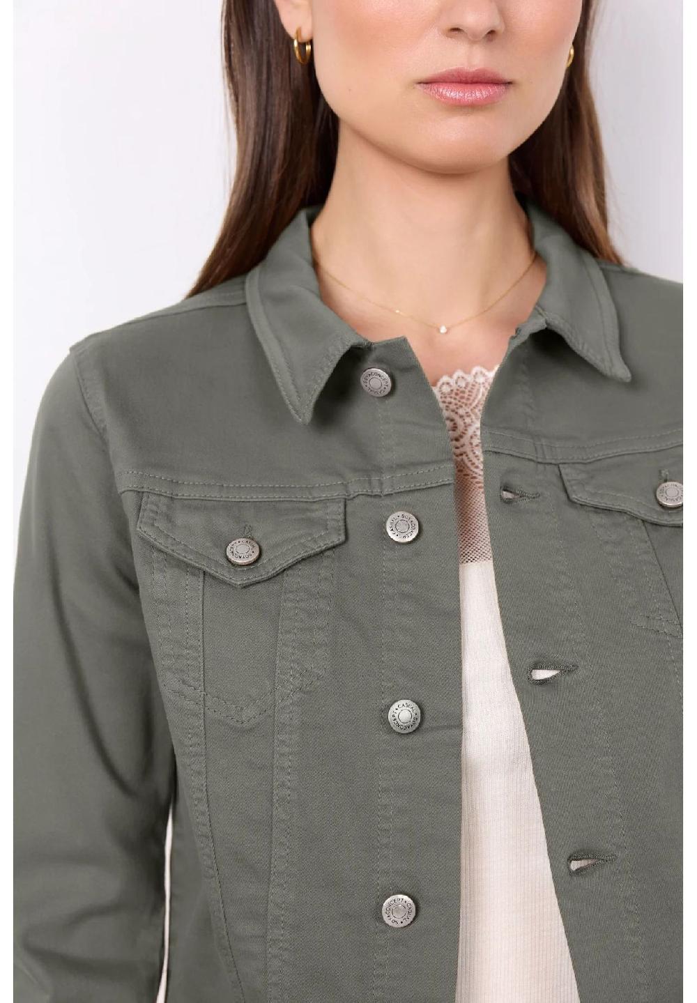 SOYACONCEPT Jeansjacke "SC-Erna 2" Brusttaschen Knopfleiste für Damen Angebote