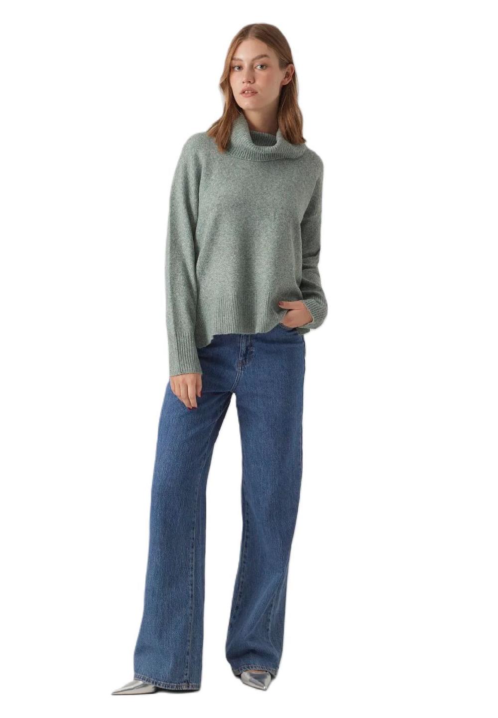 VERO MODA® Strickpullover Regular-Fit Rollkragen für Damen Begrenztes Angebot