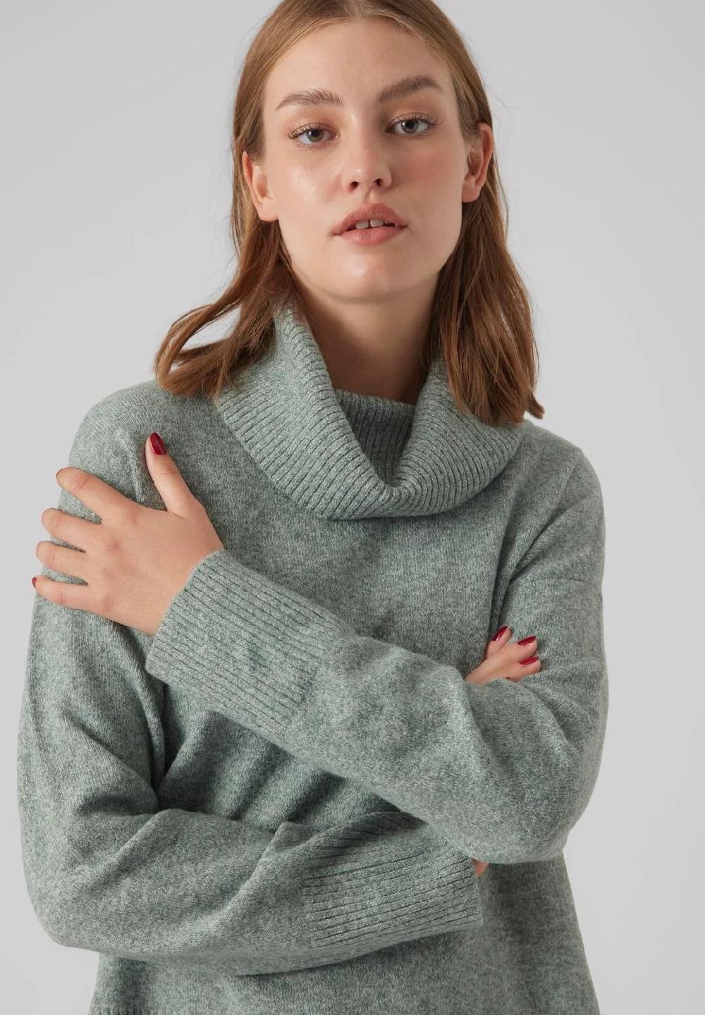 VERO MODA® Strickpullover Regular-Fit Rollkragen für Damen Begrenztes Angebot
