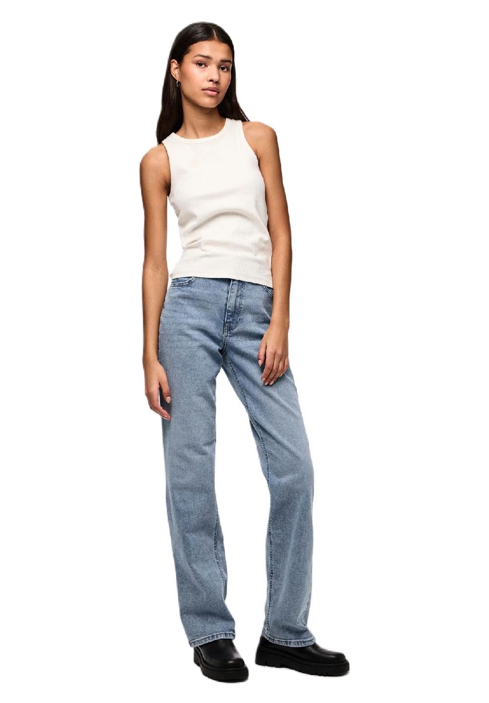 PIECES Jeanshose "Kelly" High Waist für Damen Muttertagsangebot