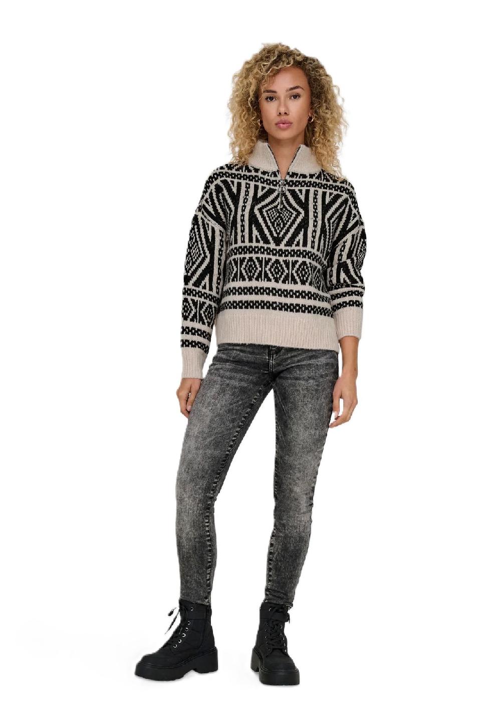 ONLY® Pullover "Felici" Troyer für Damen Neueste Mode