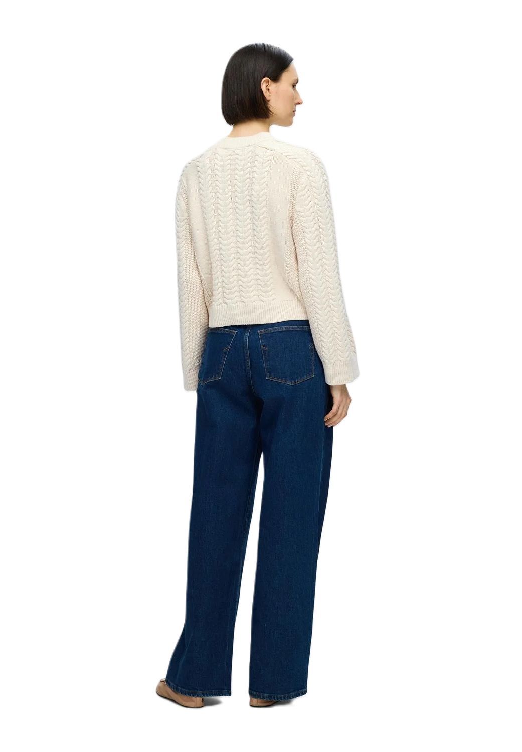 SELECTED FEMME Pullover "Birte" Rippbündchen für Damen Online Outlet