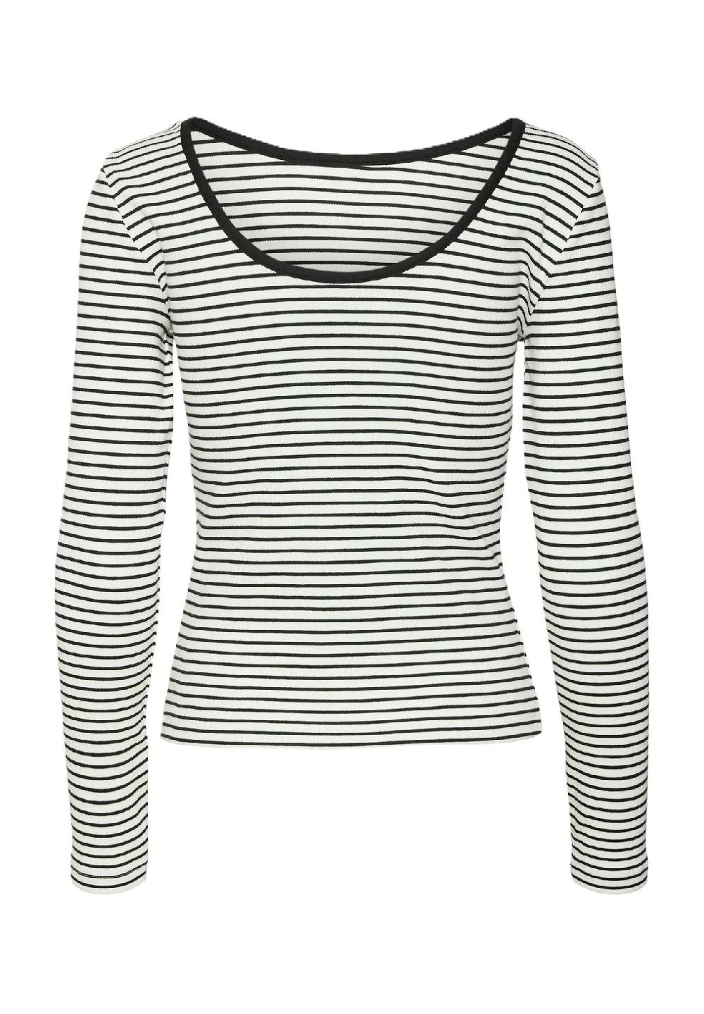 VERO MODA® Langarmshirt "Chloe" U-Ausschnitt für Damen Blitzangebot