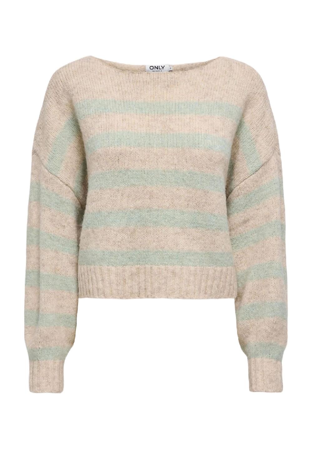 ONLY® Strickpullover U-Boot Ausschnitt für Damen Saisonale Angebote