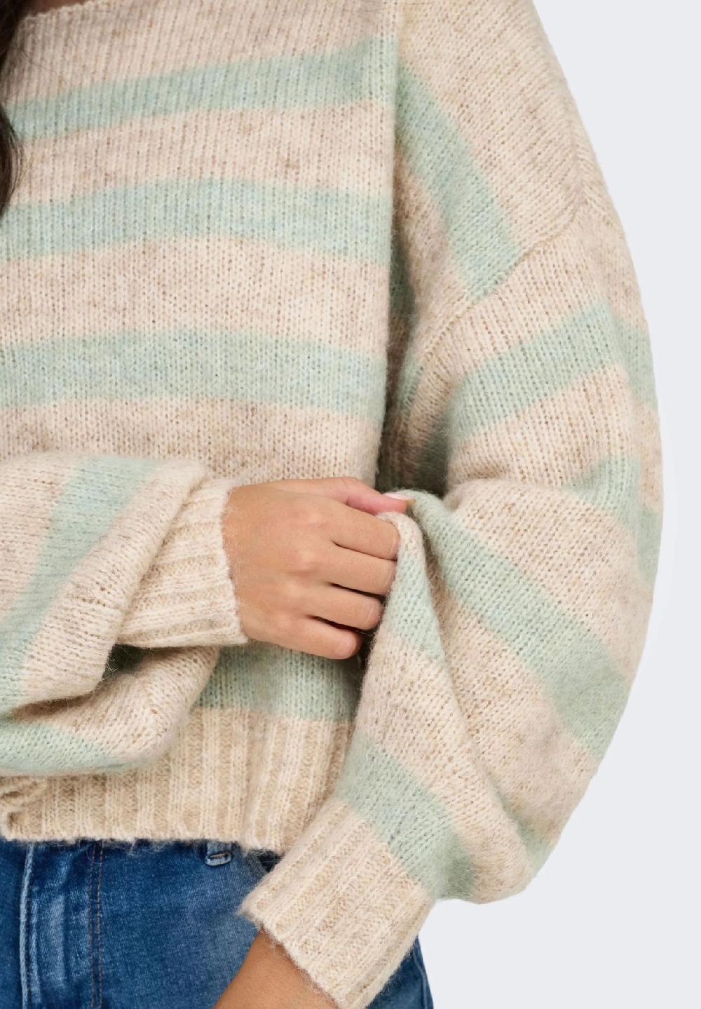 ONLY® Strickpullover U-Boot Ausschnitt für Damen Saisonale Angebote
