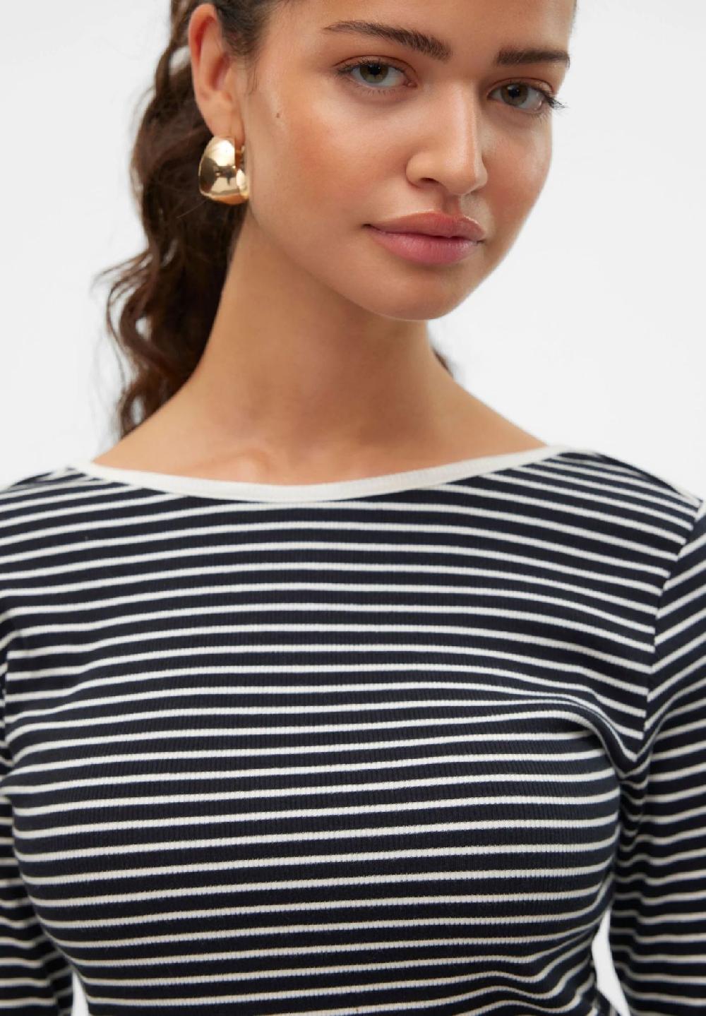 VERO MODA® Langarmshirt "Chloe" U-Ausschnitt für Damen Sonderangebote