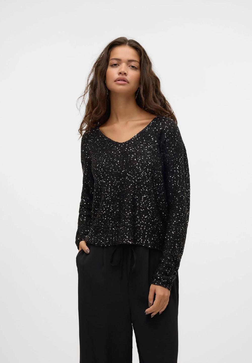 VERO MODA® Strickpullover Pailletten für Damen Riesige Ersparnisse