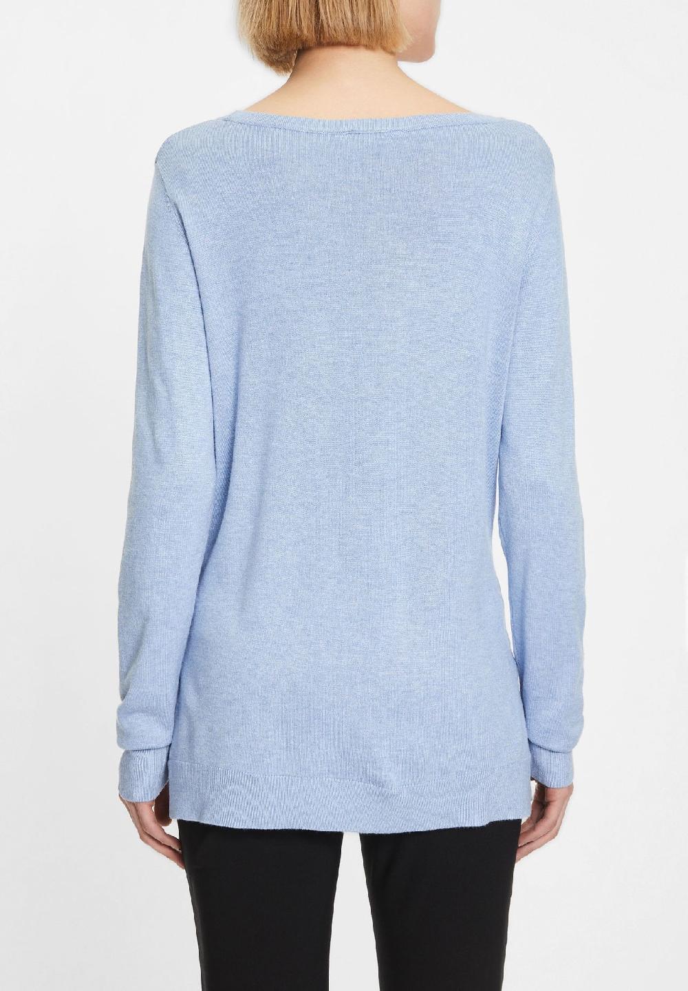 GALERIA essentials Pullover "Elea" U-Boot-Ausschnitt Rippbündchen für Damen Letzter Tag