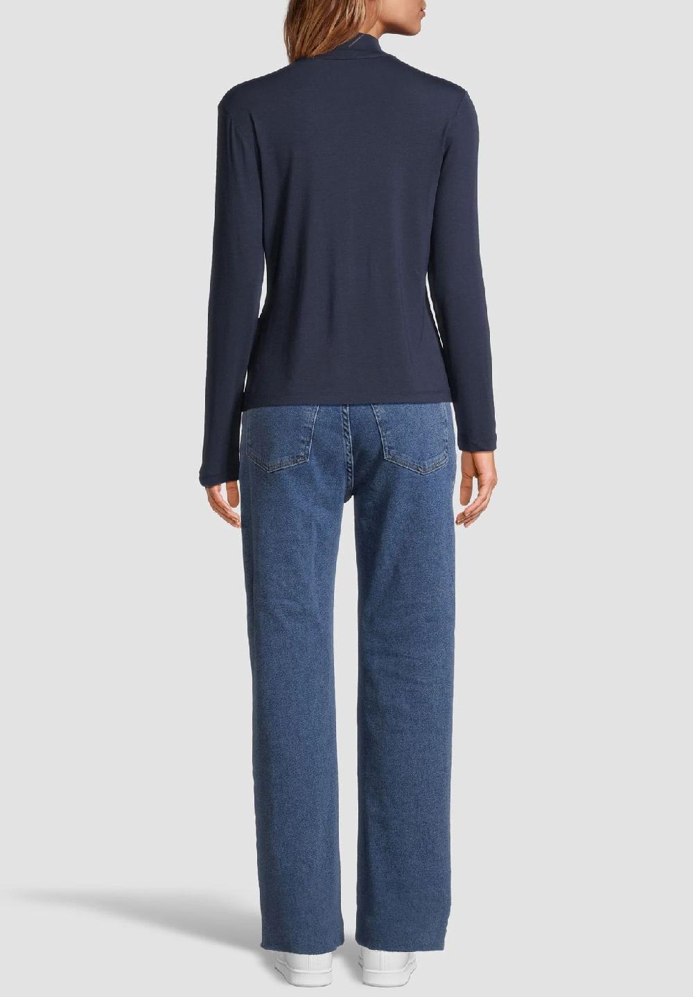 MANGUUN collection Langarmshirt Stehkragen für Damen Kostenloser Versand international