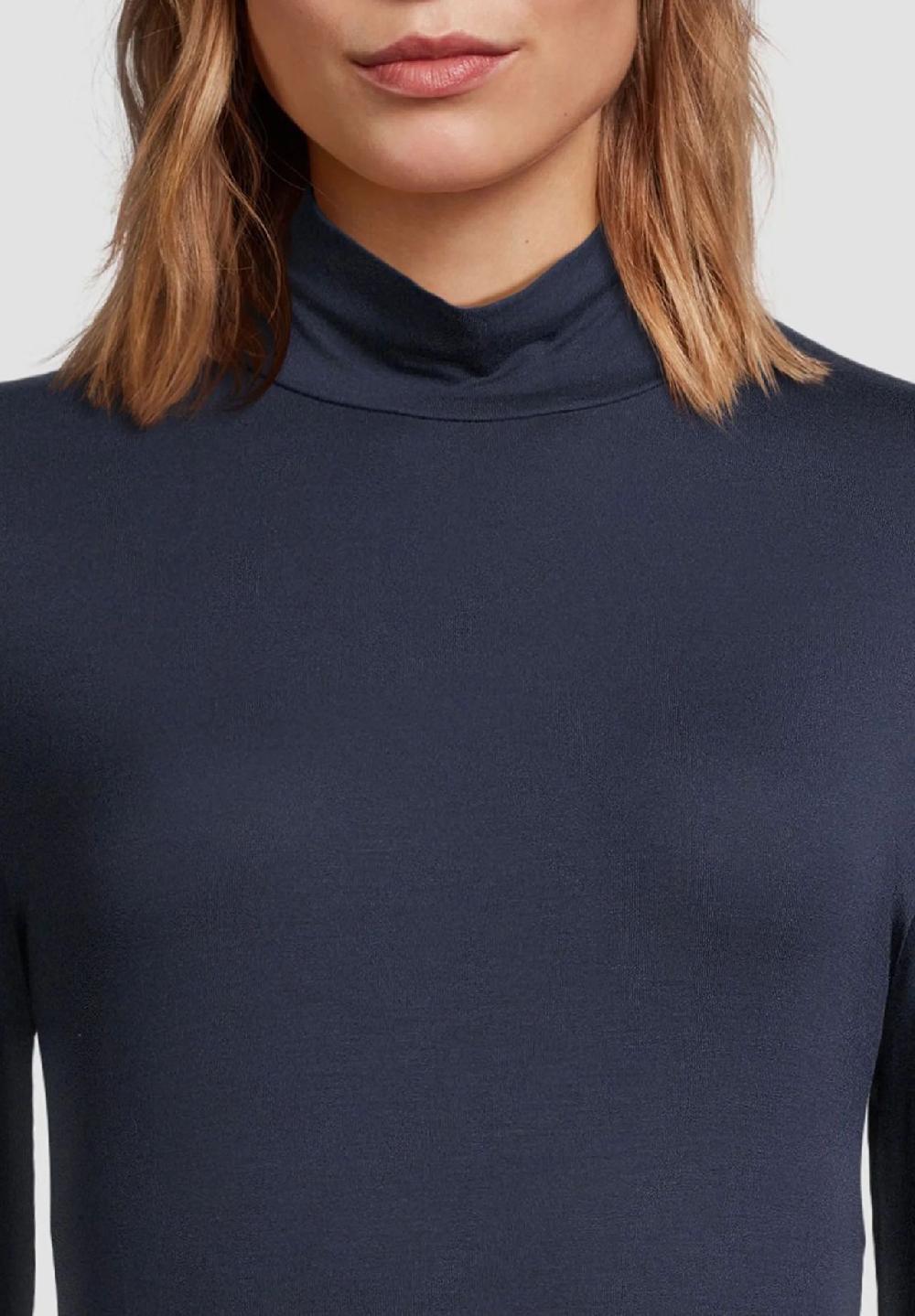 MANGUUN collection Langarmshirt Stehkragen für Damen Kostenloser Versand international