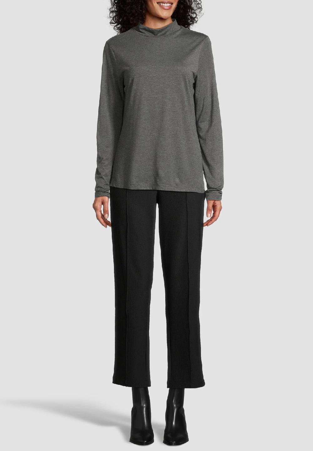 MANGUUN collection Langarmshirt Stehkragen für Damen Fabrikladen