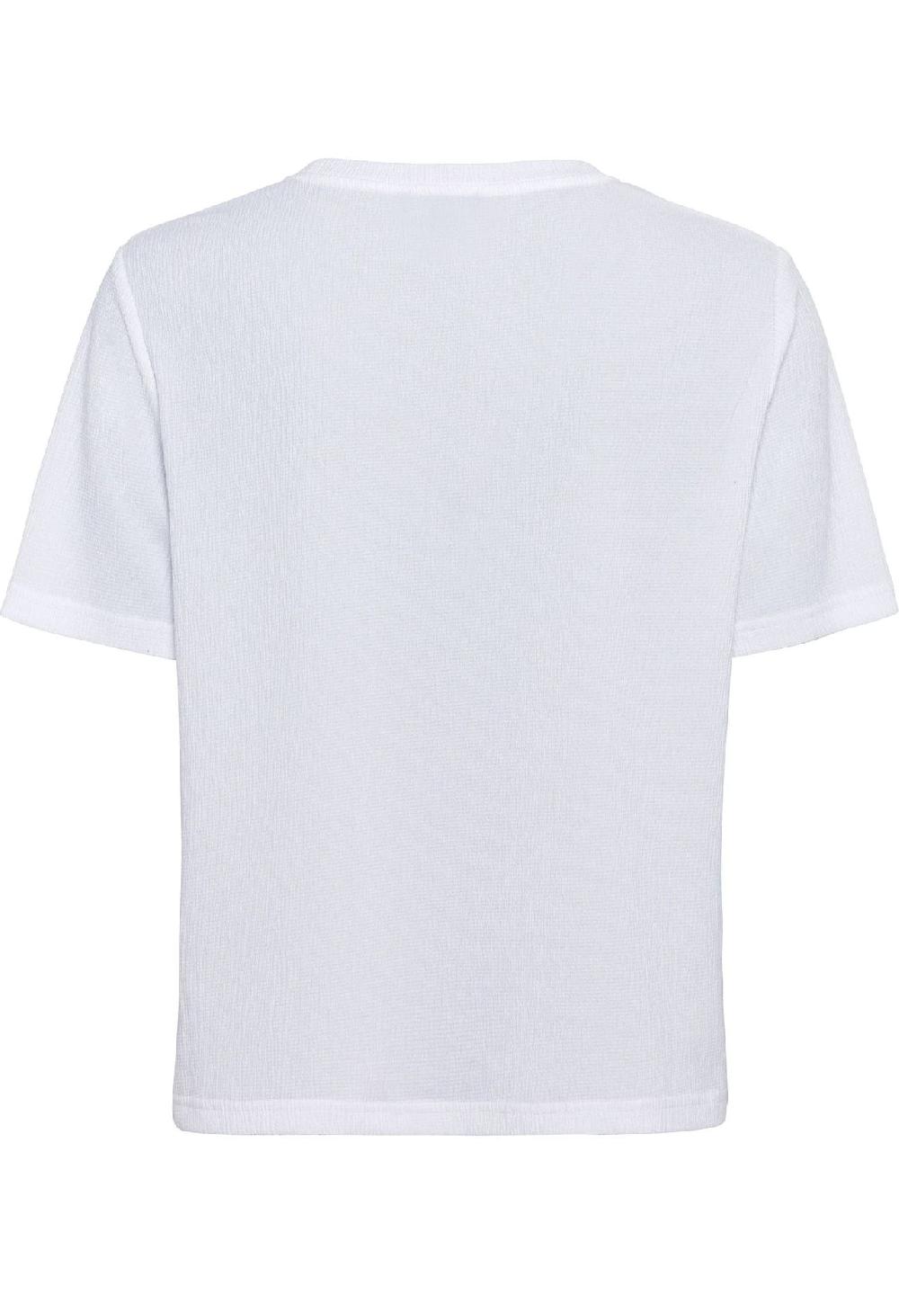 MANGUUN collection Shirt Rundhals-Ausschnitt strukturierte Optik für Damen Im Verkauf