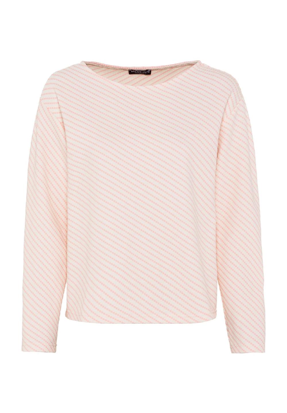 MANGUUN collection Langarmshirt U-Boot-Ausschnitt für Damen 50% Rabatt für begrenzte Zeit