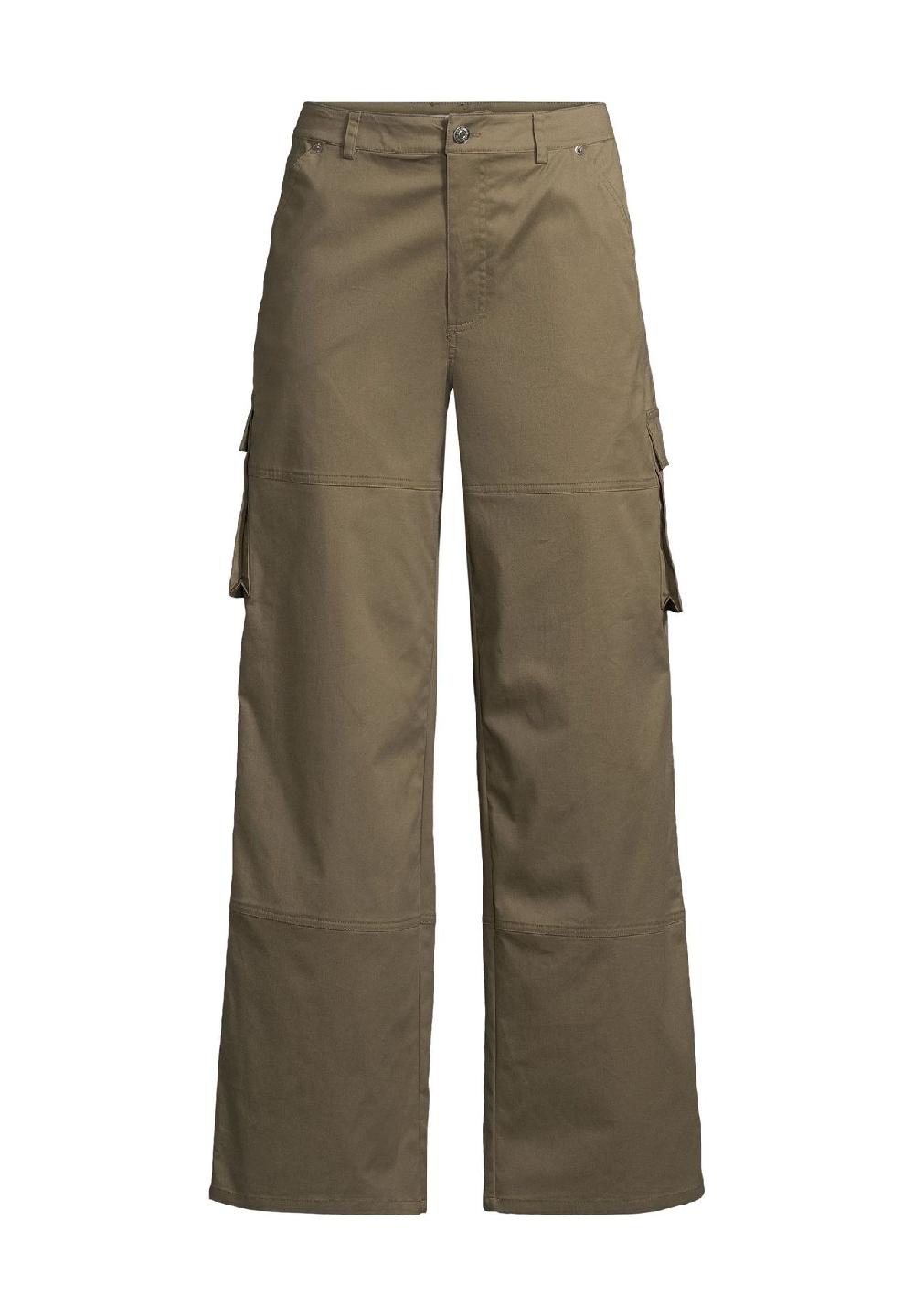 MANGUUN Cargohose Baumwolle-Stretch knöchellang für Damen Verkauf