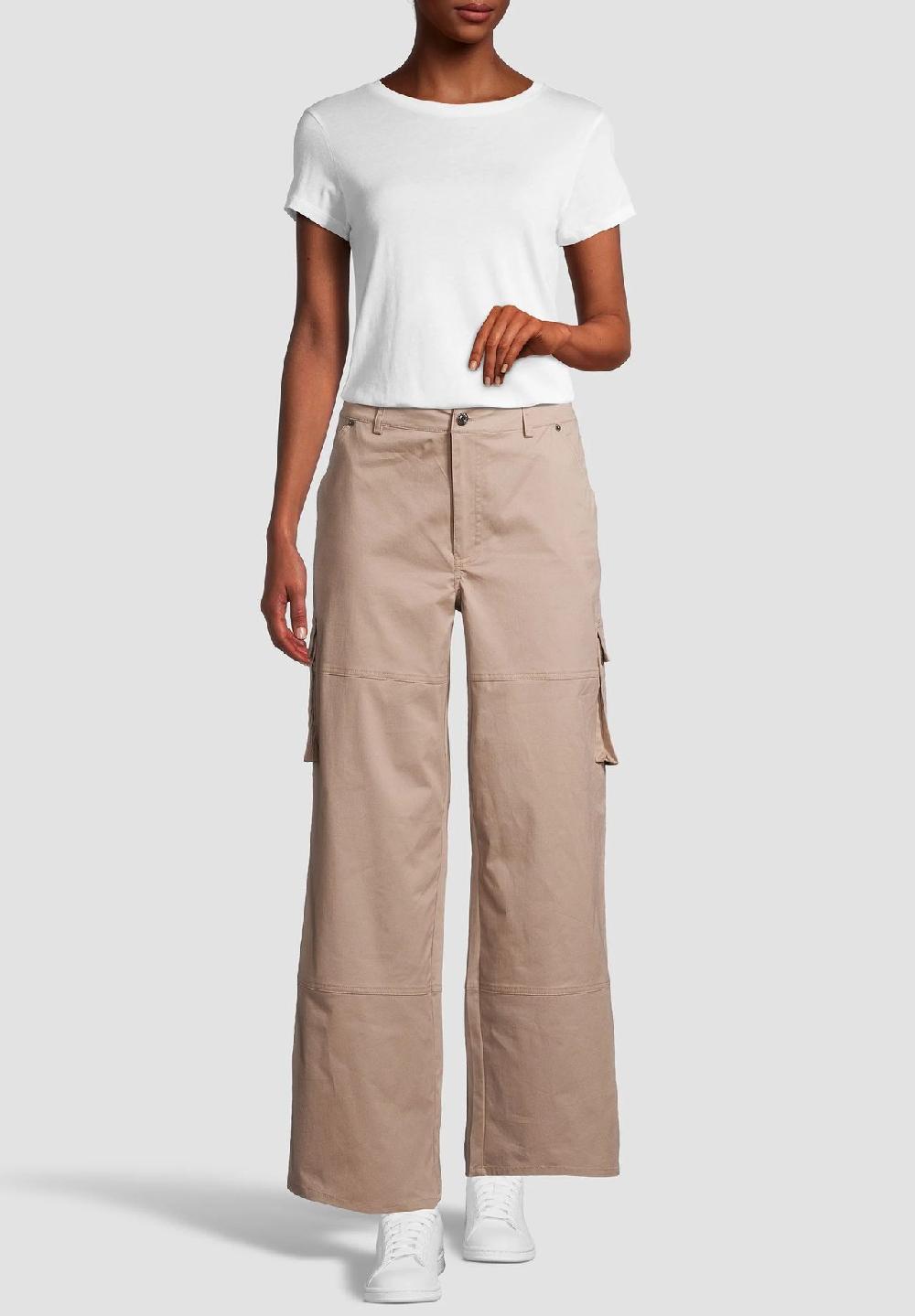 MANGUUN Cargohose Baumwolle-Stretch knöchellang für Damen Angebote