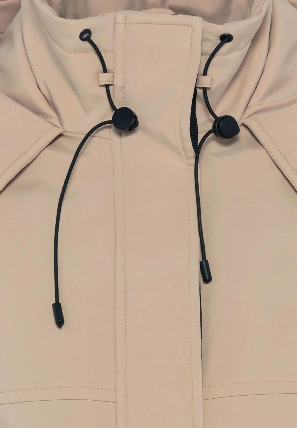 MANGUUN Übergangsjacke Kapuze Reißverschlusstaschen für Damen Günstiger Verkauf