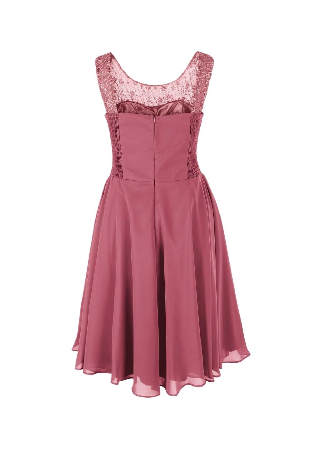 G.O.L.® Cocktailkleid Chiffon 3/4-lang U-Ausschnitt für Kinder Fabrik Onlineshop