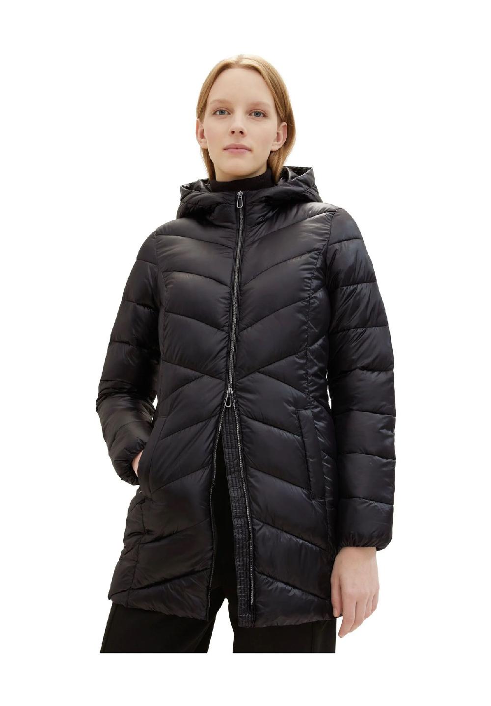 TOM TAILOR Steppmantel Kapuze Zweiwegereißverschluss für Damen Günstig kaufen