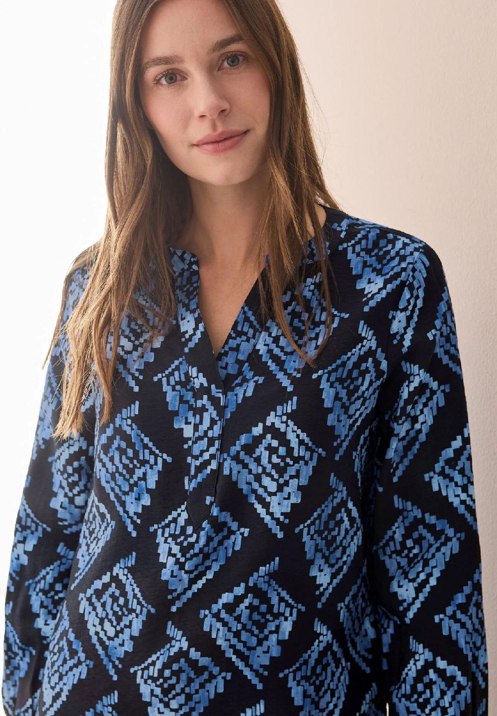 CECIL Shirtbluse Split-Neck für Damen Discount Store für neue Produkte