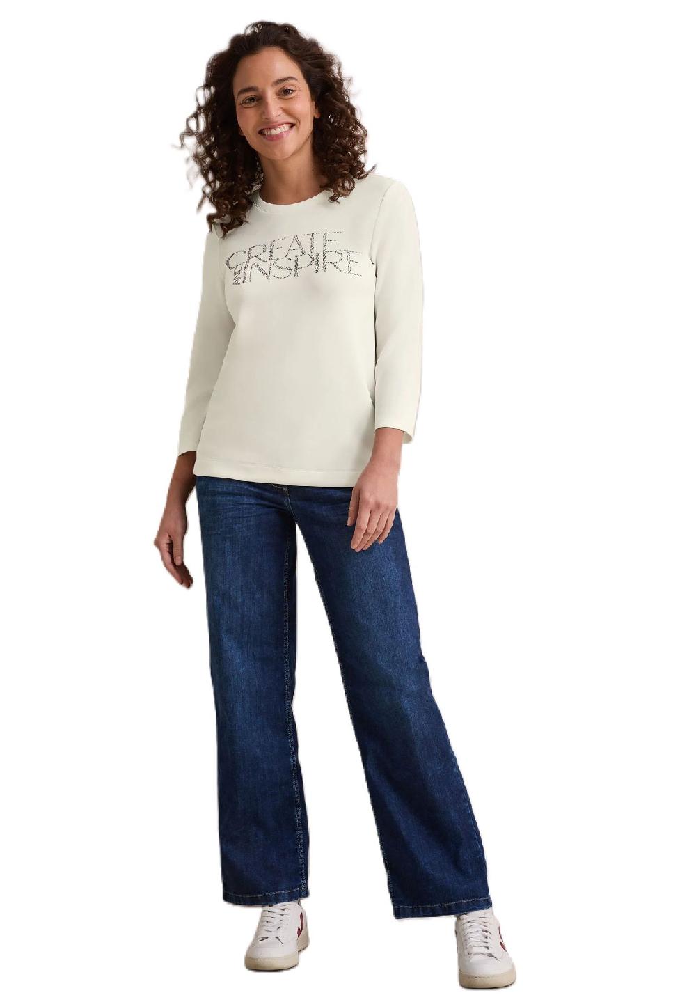 CECIL Shirt 3/4-Arm für Damen 50% Rabatt mit kostenlosem Versand