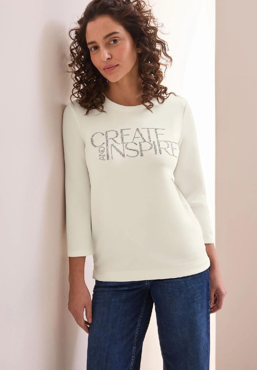 CECIL Shirt 3/4-Arm für Damen 50% Rabatt mit kostenlosem Versand