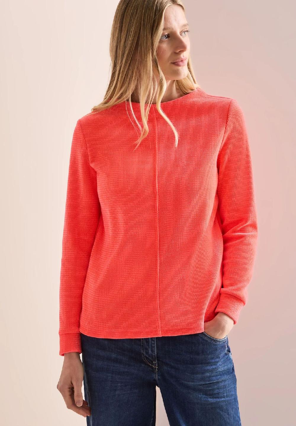 CECIL Langarmshirt Ziernähte für Damen Clearance-Verkauf
