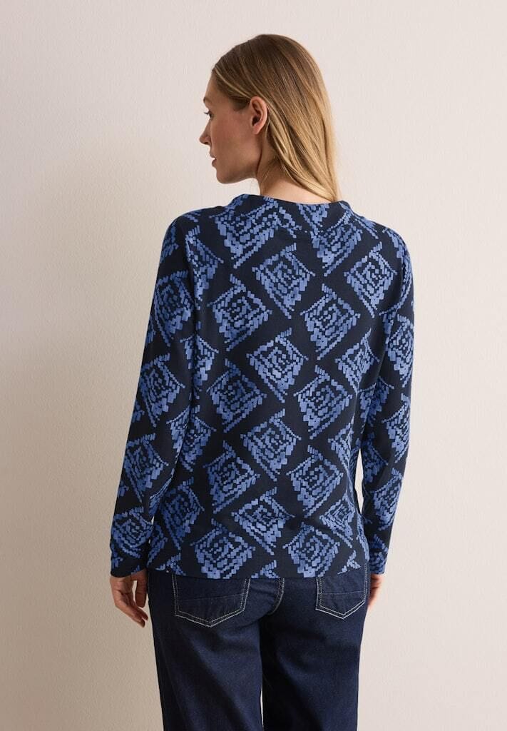 CECIL Langarmshirt Stehkragen für Damen Fabrikladen