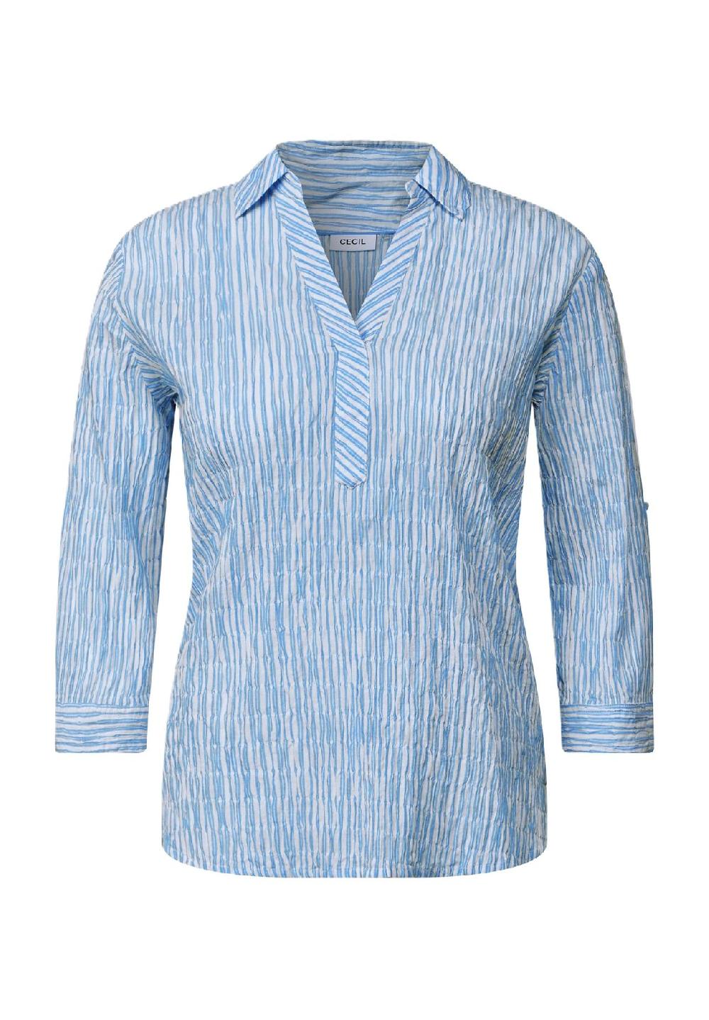 CECIL Shirtbluse "Seer" V-Ausschnitt für Damen 2025