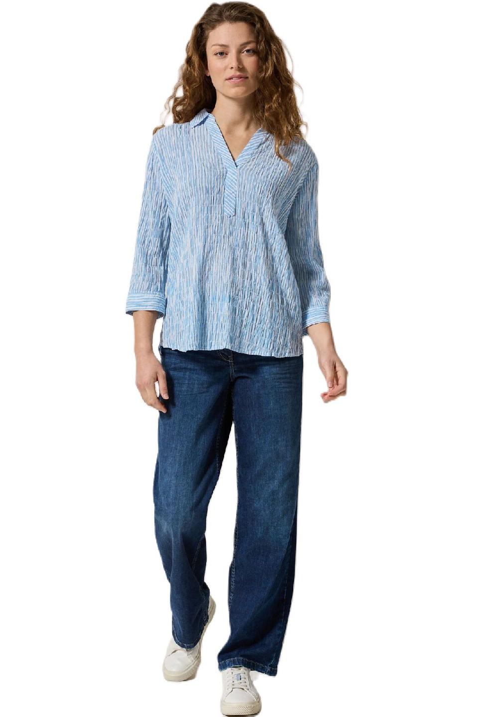 CECIL Shirtbluse "Seer" V-Ausschnitt für Damen 2025