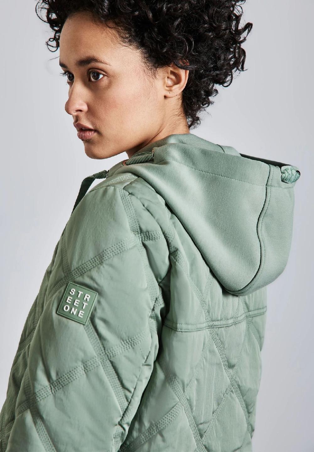 Street One Steppjacke "DiamondQu" Zweiwegereißverschluss für Damen Black Friday Preise