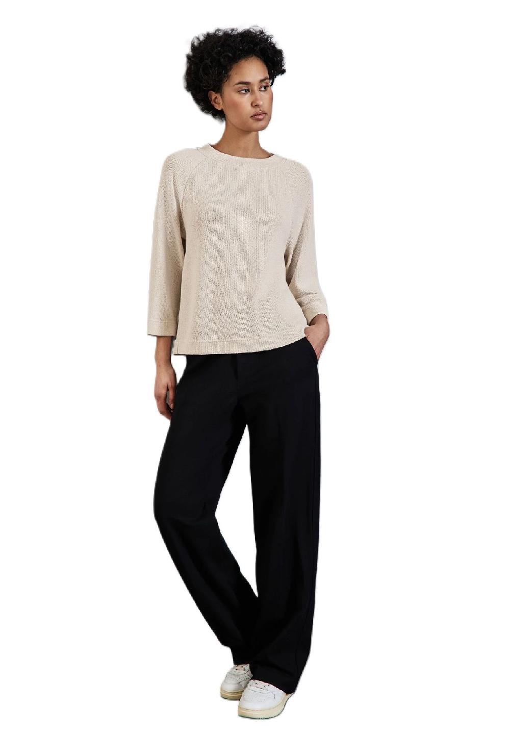 Street One Shirt 3/4-Arm U-Boot-Ausschnitt für Damen Großer Ausverkauf
