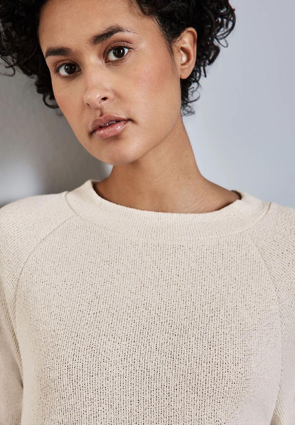 Street One Shirt 3/4-Arm U-Boot-Ausschnitt für Damen Großer Ausverkauf