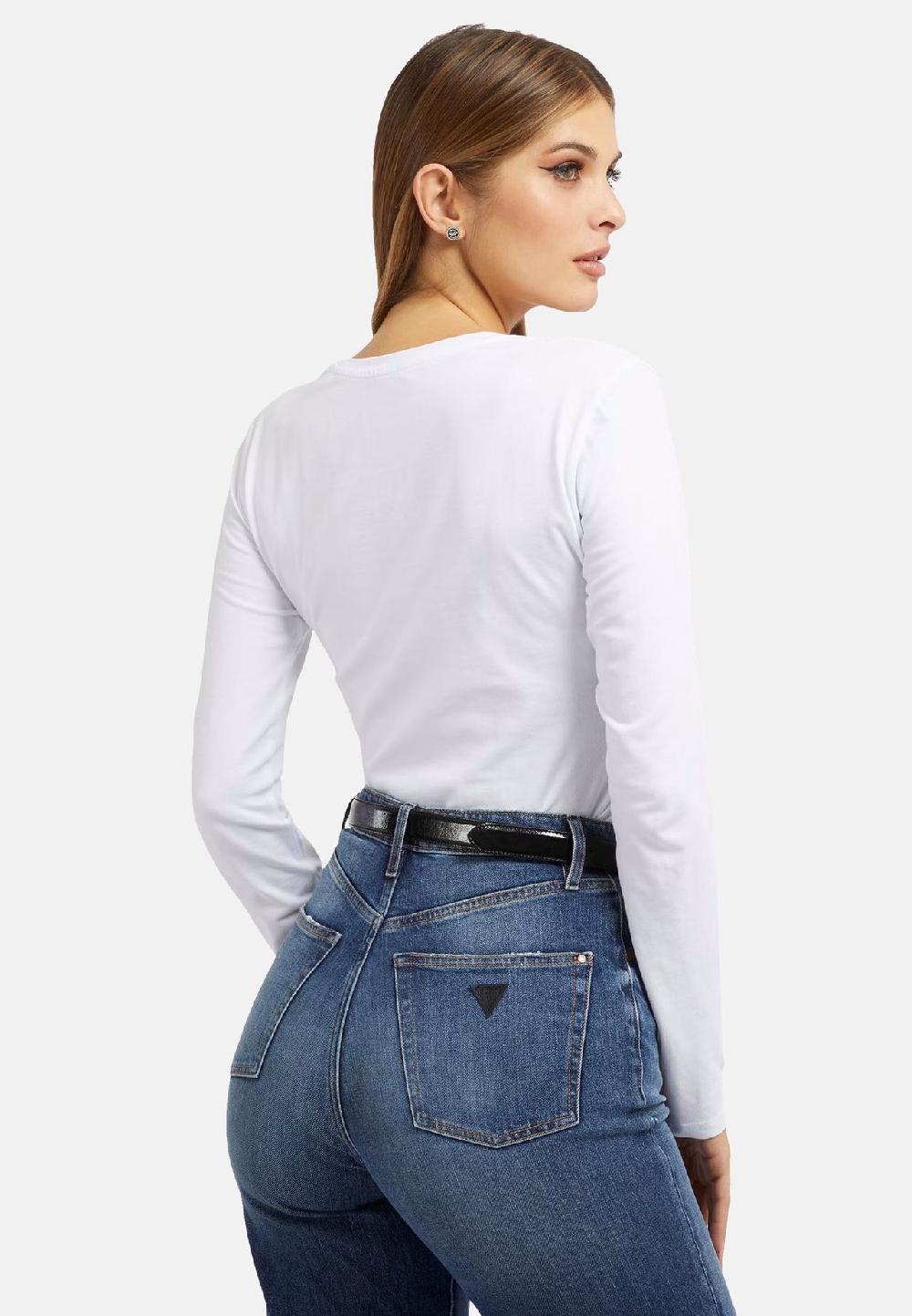 GUESS Longsleeve ADRIANA Langarmshirt Vatertagsangebot