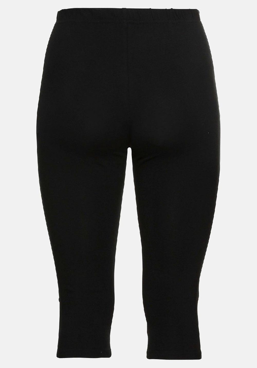 sheego Leggings mit Raffung und Deko-Knöpfen am Saum Valentinstagsangebot