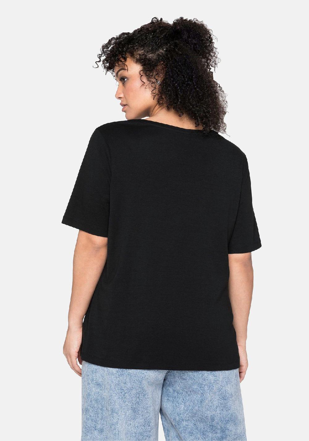 sheego T-Shirt aus reiner Baumwolle Zeitlich begrenztes Angebot