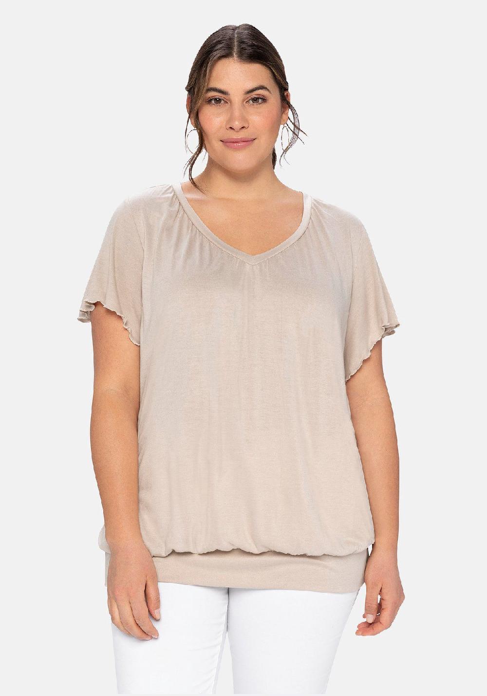 sheego T-Shirt mit Flügelärmeln Bestseller
