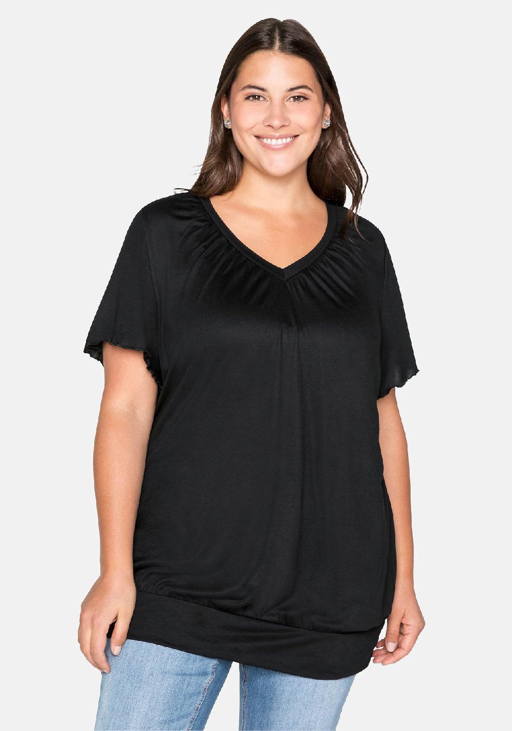 sheego T-Shirt mit Flügelärmeln Saisonale Angebote