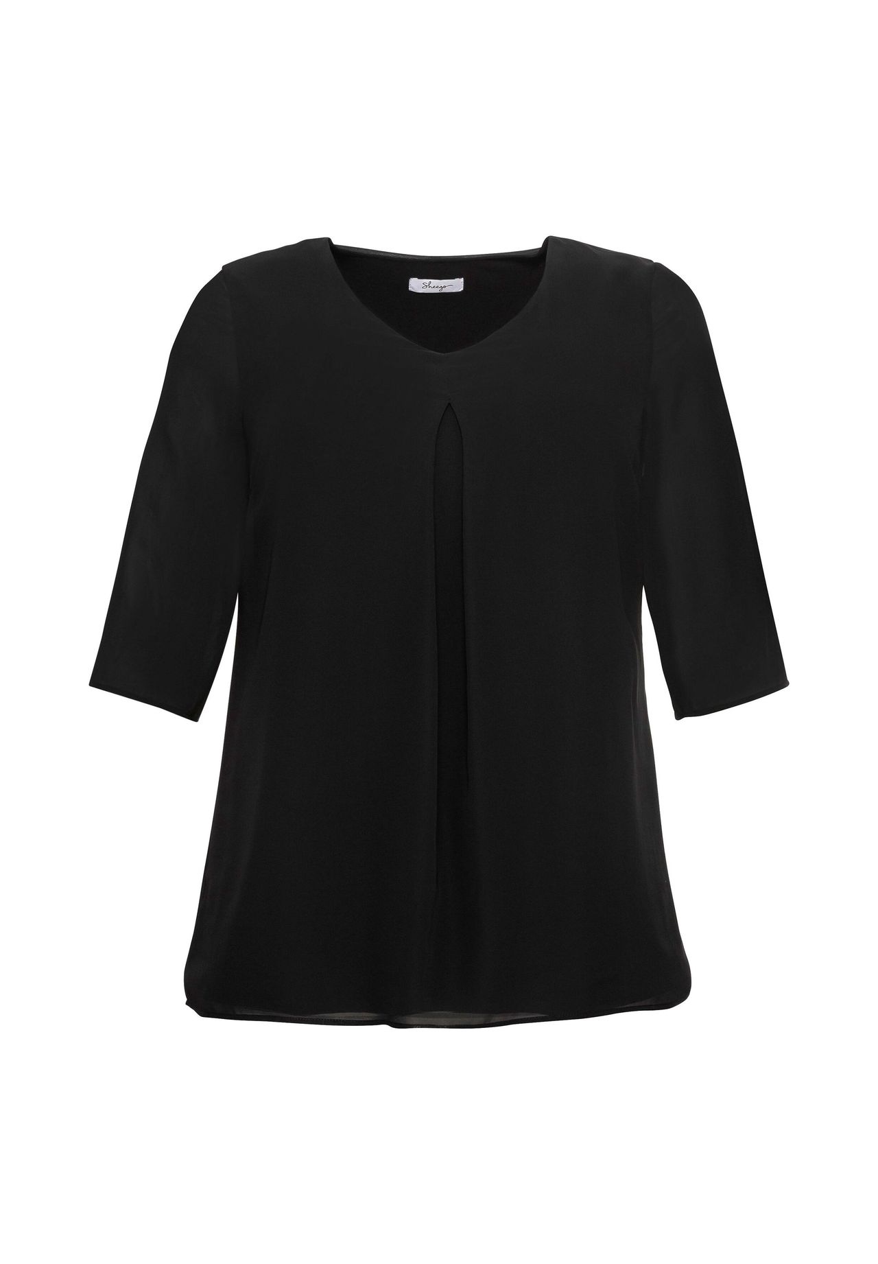 sheego Tunika im Lagenlook mit Chiffon Kauf eins, bekomm eins gratis