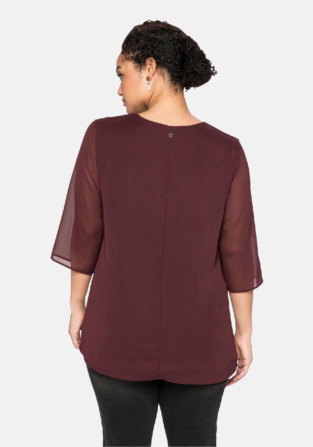 sheego Tunika im Lagenlook mit Chiffon Sonderangebote