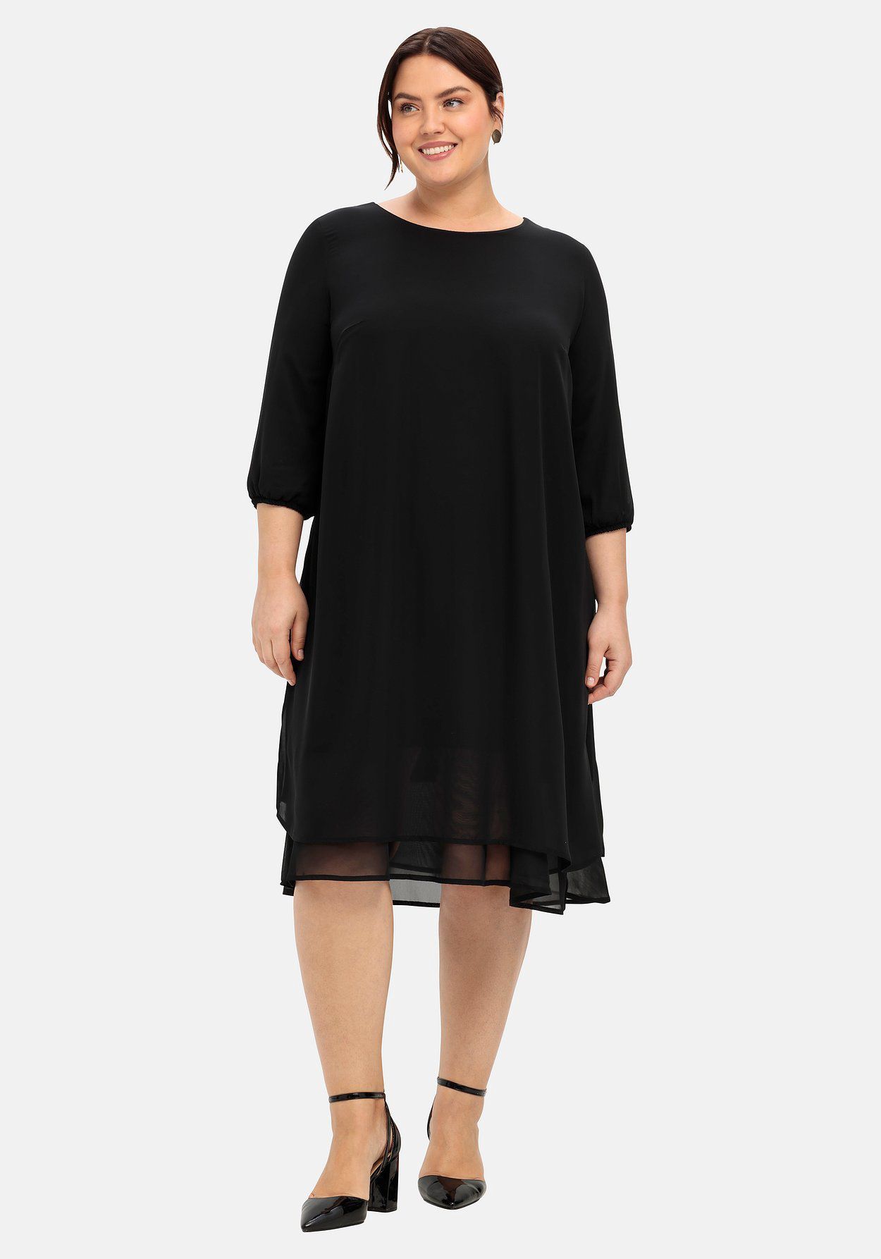 sheego Kleid in Lagen-Optik Riesige Ersparnisse
