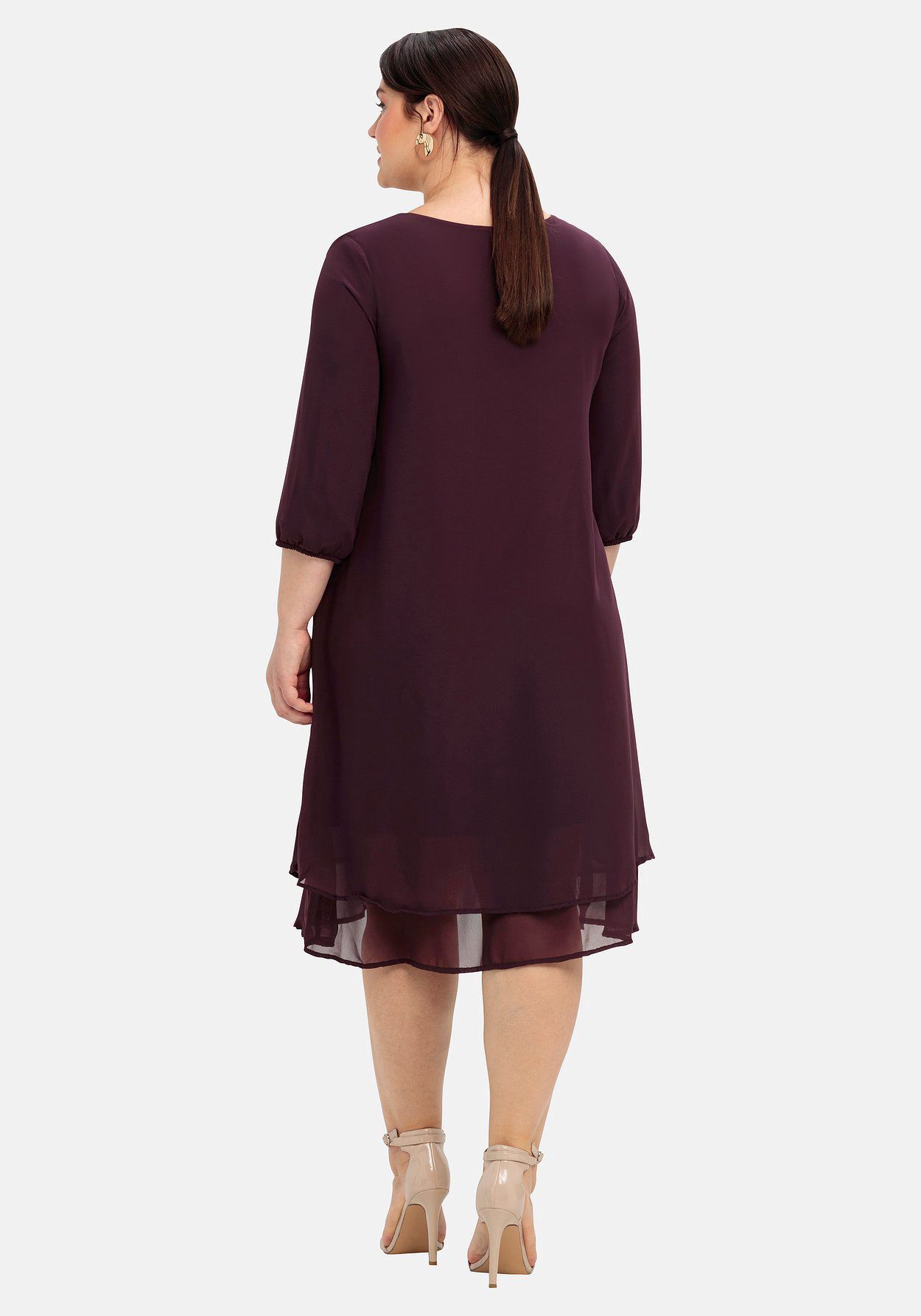 sheego Kleid in Lagen-Optik VIP-Rabatte